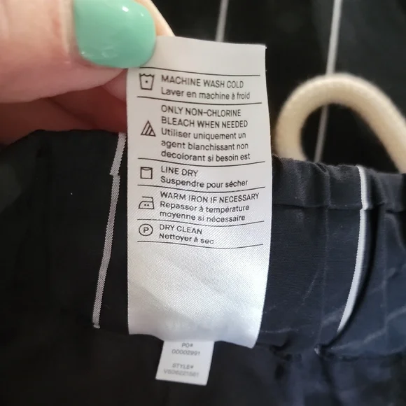 Vince Skinny Stripe Slit Culotte Wide Leg Palazzo Pants Size S - Picture 15 of 16